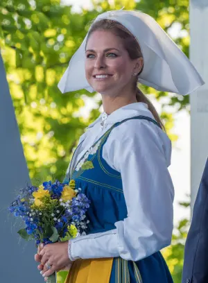 Official portrait of Princess Adrienne, Duchess of Blekinge, Swedish royal family
