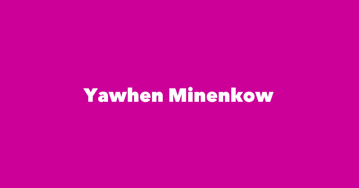 Yawhen Minenkow