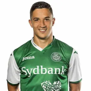 Stefan Vico Montenegrin football defender portrait