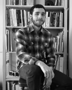 Portrait of photographer Shane Lavalette smiling outdoors