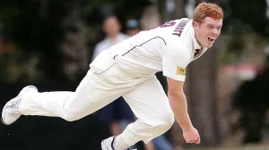Alister McDermott Australian cricketer bowling for Brisbane Heat