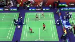 Shuai Pei-ling playing badminton for Taiwan