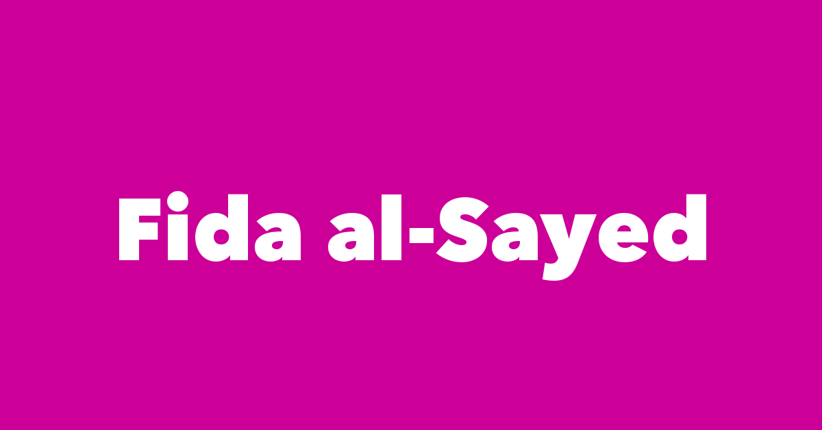 Fida al-Sayed