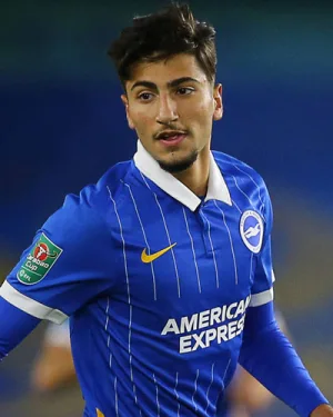 Peter Gwargis playing football midfield action