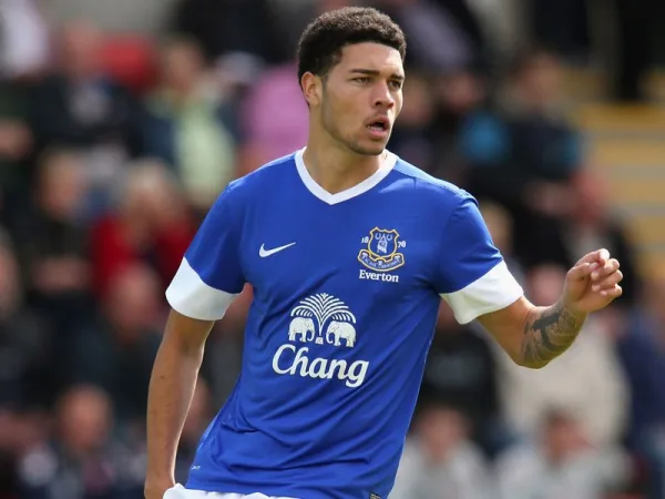 Anton Forrester playing football for Port Vale
