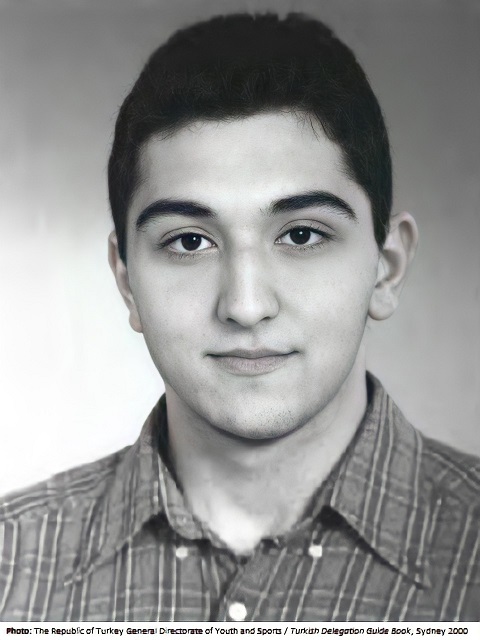 Aytekin Mindan Turkish Olympic swimmer portrait