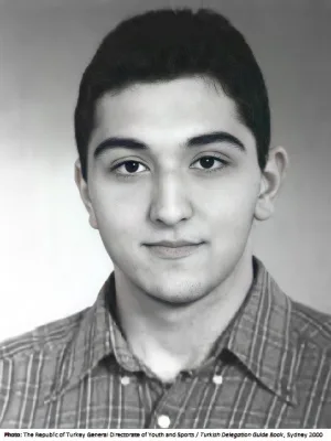 Aytekin Mindan Turkish Olympic swimmer portrait
