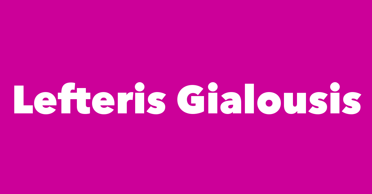 Lefteris Gialousis