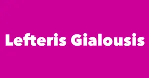 Lefteris Gialousis Greek football player portrait