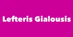 Lefteris Gialousis Greek football player portrait