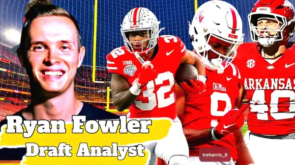 Ryan Fowler American football linebacker in NFL uniform