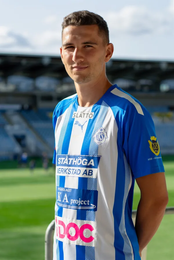 Adnan Kojic Swedish football player portrait