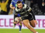 Carlos Tuimavave playing rugby for Hull FC