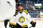Marcus Ersson playing ice hockey for Brynäs IF