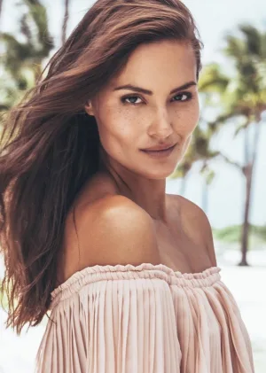 Anne Marie Kortright posing for a fashion photoshoot