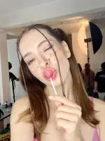 Portrait of Annie Braun, known as annie_liebe, digital creator and model