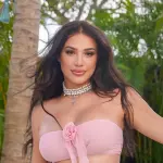 Francesca XO, UK digital creator and OnlyFans personality posing confidently for social media