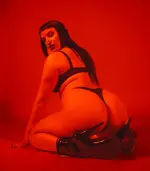 Portrait-style representation of Nyx, the creator behind nyxxx_at_night, featuring an alternative and moody aesthetic.