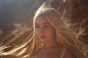 Kelly Lauren posing for a lifestyle photoshoot in Maui, Hawaii