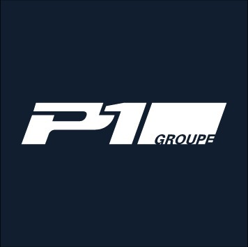 P1 Groupe brand imagery associated with motorsport and racing culture
