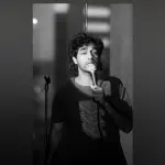 Raza Jafri, also known as razadots, performing comedy and creating digital content online.