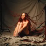 TakaraTheKoala posing in a creative studio setting, blending music and lifestyle aesthetics