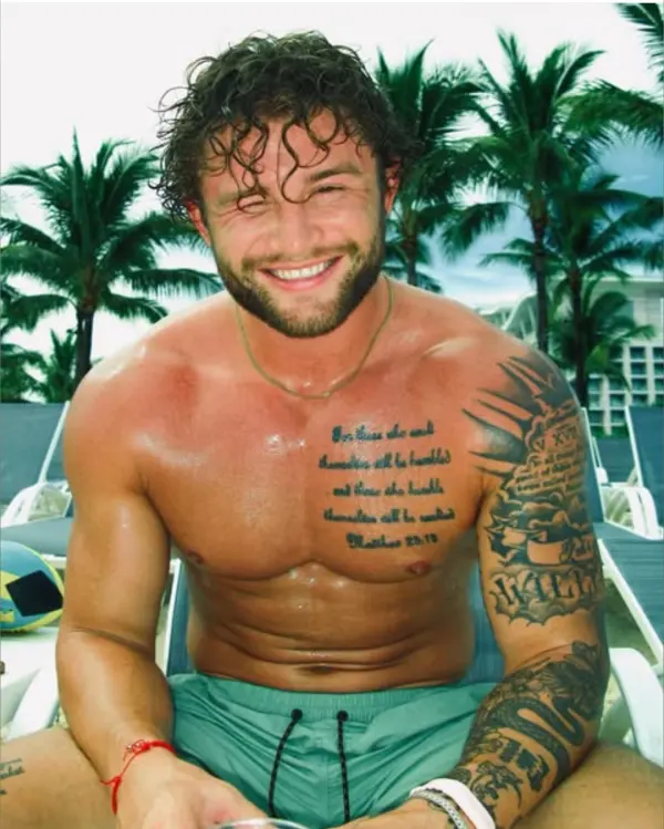Trent Williams posing confidently for a lifestyle and fitness photo shoot