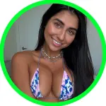 Zara Foxxy posing confidently in a lifestyle-themed social media photo