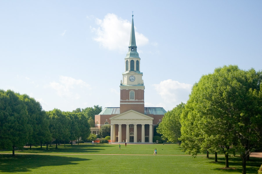 Wake Forest University campus photo
