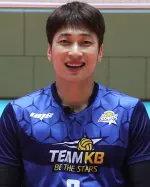 Kim Hak-min South Korean volleyball player portrait