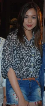 Julia Montes smiling at a media event