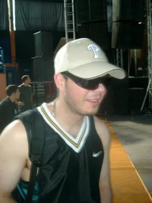 Juice Serbian rapper performing on stage