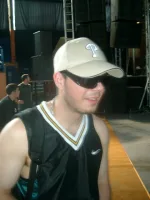 Juice Serbian rapper performing on stage