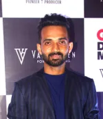Ajinkya Rahane Indian cricketer batting on field