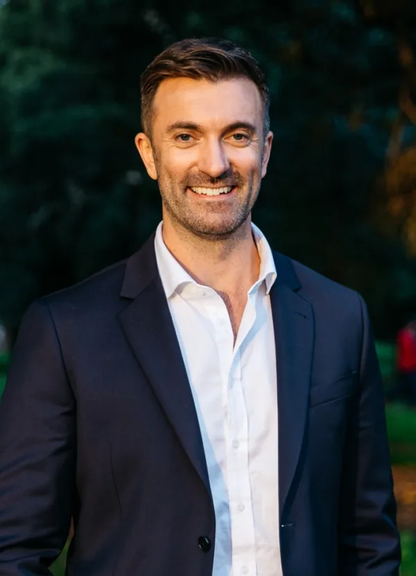 Robert Simms Australian Greens politician speaking at event