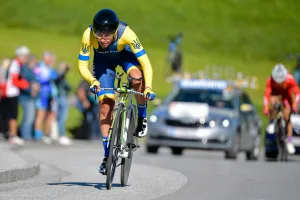 Valeriya Kononenko Ukrainian professional road cyclist portrait