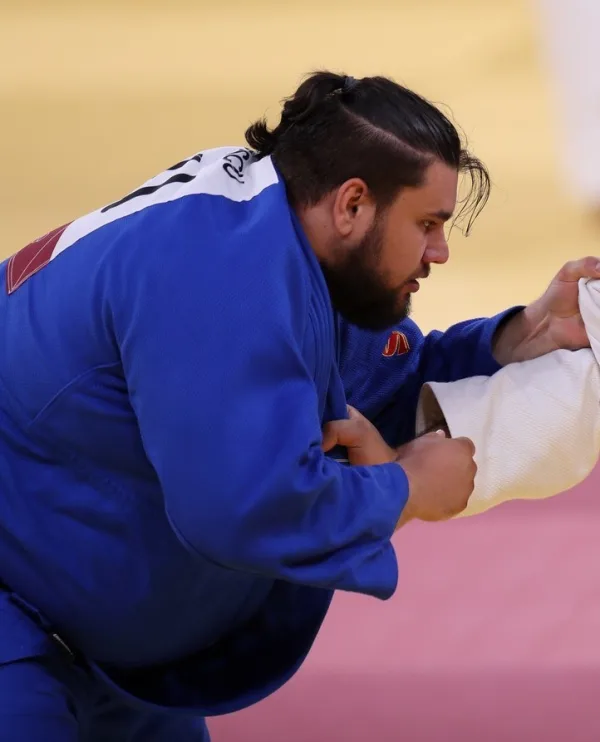 Vlăduț Simionescu Romanian judoka during competition