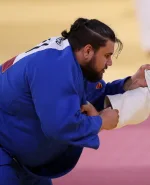 Vlăduț Simionescu Romanian judoka during competition