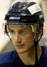 Roman Tvrdoň playing ice hockey for the Washington Capitals