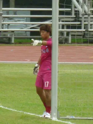To Chun Kiu in goalkeeper kit