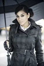 Sharon Carpenter British television presenter smiling at event