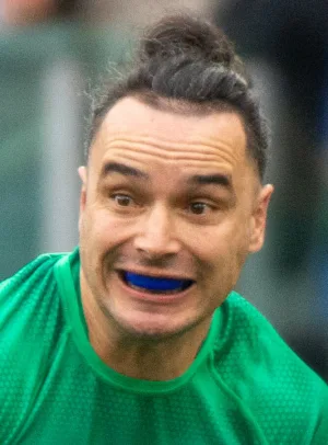 James Lowe playing rugby for Ireland national team