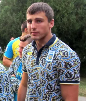 Oleksandr Gvozdyk boxing portrait in the ring