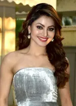 Urvashi Rautela posing at a Bollywood event