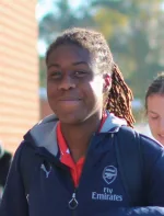 Vyan Sampson playing football for Charlton Athletic