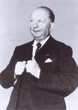 Portrait of Lucien Febvre, French historian