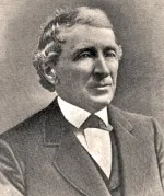 Portrait of Jesse W. Fell, American lawyer and judge
