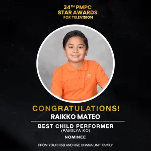 Raikko Mateo Filipino child actor smiling